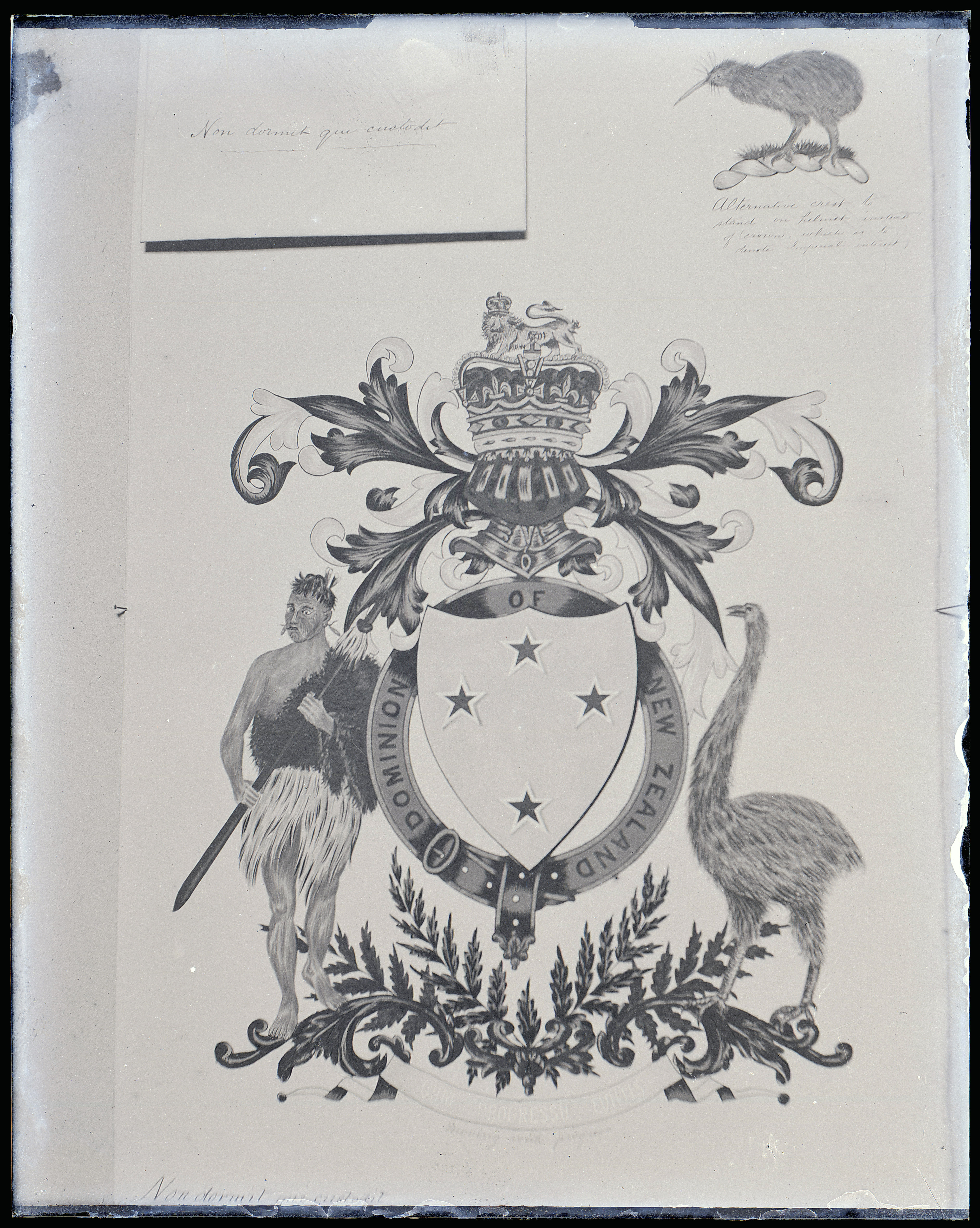 Gulliver photographs. &#39;Dominion coat of arms&#39;.
